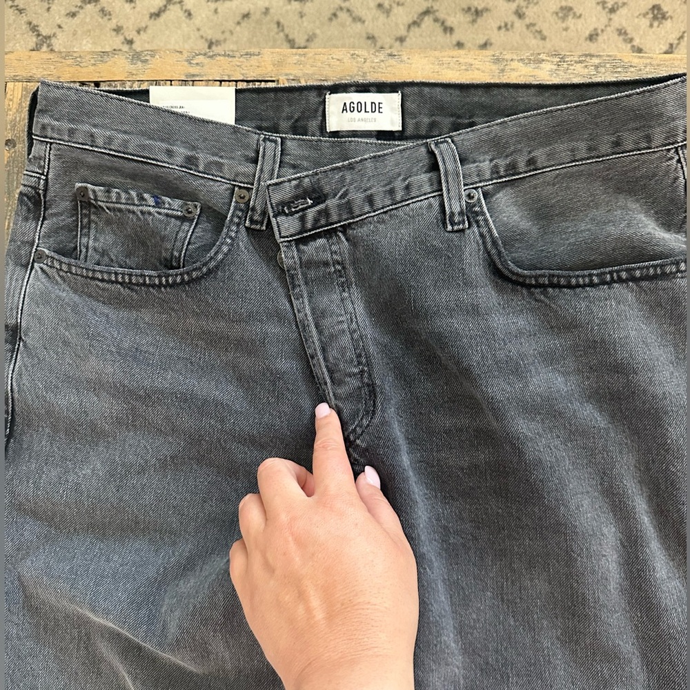 AGOLDE NWT* Criss Cross Wide Leg Jeans | Sz 32
